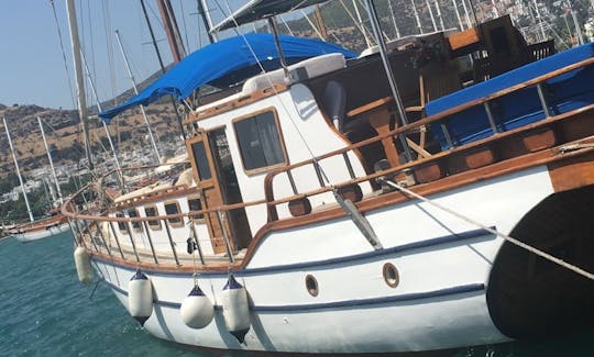 Private charter for daily boat trip on sailing Gulet PN for 12 people in Bodrum