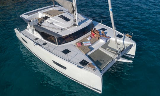 Luxury Sailing Catamaran Charter in Vouliagmeni