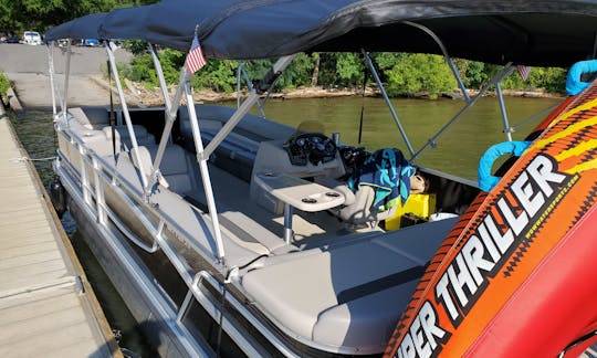 Cruise, Swim, Party and Enjoy on a 2021 Tritoon on Lake Norman!