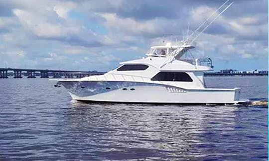 65' Sport Cruiser Party Yacht in Naples, Florida for 12 people