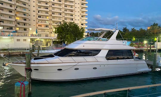 57’ Voyager Motor Yacht In Miami Beach Florida