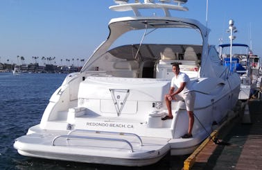 Captained charter on 58' Cruisers Luxury Yacht in Redondo Beach, CA