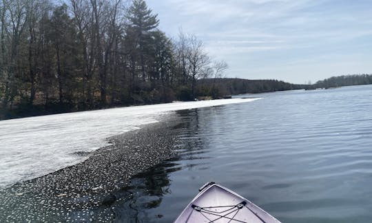 Waywayanda State Park , kayaking near the ice we think is pretty NICE! 

March 2021