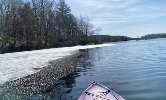 Waywayanda State Park , kayaking near the ice we think is pretty NICE! 

March 2021