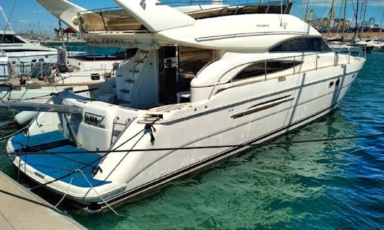 Princess 61  Alma V Motor Yacht Rental in Ibiza