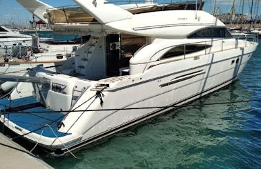 Princess 61  Alma V Motor Yacht Rental in València Comunidad, Valenciana