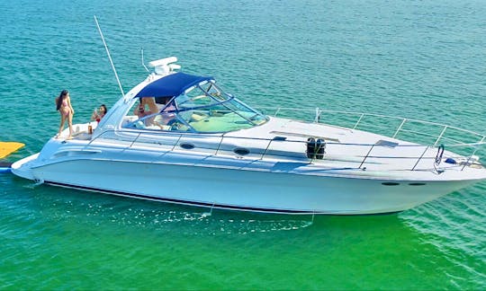 Miami Cruise - 46 Ft Party Cruiser - Includes Refreshments, Water Toys, Bluetooth Sound System, Party Lights**