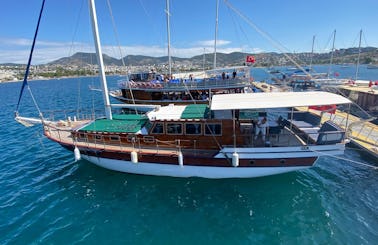Private Charter on Sailing Gulet RP for 8 People in Bodrum, Turkey