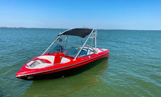 Moomba LSV 22ft Wake Surfing and Wakeboarding in Rockwall Texas!