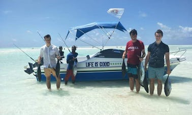 Alquiler de barcos de pesca en Pwani Mchangani, Región Norte de Zanzíbar