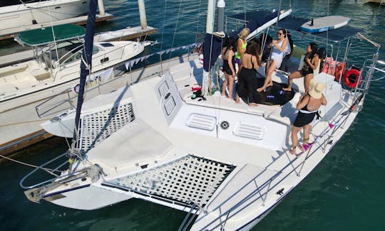 Private Charter on a 38ft Cruising Catamaran for Up to 15 People in Cabo, Mexico