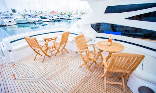 Sunseeker 68ft Luxury Yacht Charter in San Diego