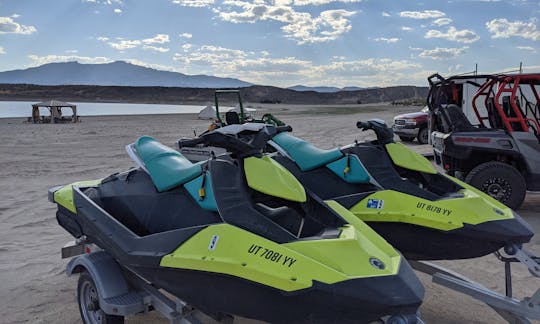 ユバ湖のSeaDooジェットスキーレンタル2台