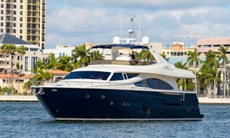 83′ Ferretti Power Mega Yacht Charter in Aventura Florida