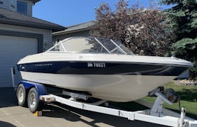 Fun time on the water with 19ft Bayliner Capri Boat in Edmonton Alberta