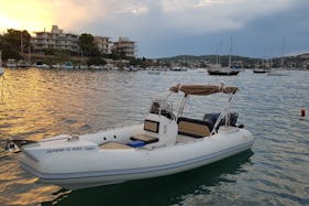 Charter 17' WATERCRAFT DELFINI Rigid Inflatable Boat in Anavyssos, Greece