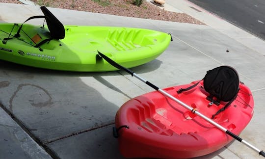 Emotion 8ft Kayaks for rent in Las Vegas