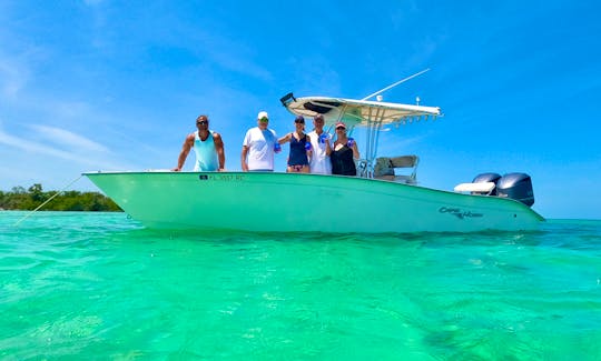 27 Foot Cape Horn in Big Pine Key - reef and backcountry snorkeling and island hopping charters!