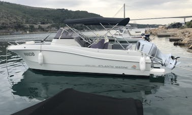 Atlantic Open 750 con Honda 250 en Dubrovnik