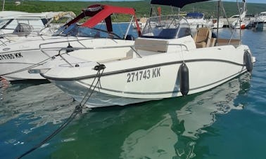 Quicksilver Activ 605 Open Boat Rental in Krk, Croatia