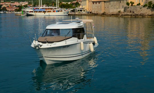 Merry Fisher 795 Motor Yacht Rental in Krk, Croatia