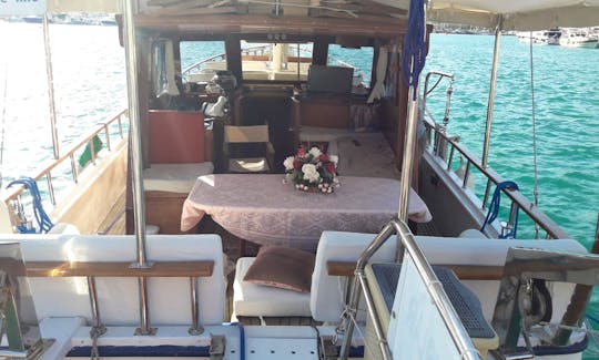 Private Charter for Daily Boat Trip on 2 cabinned Gulet AU in Bodrum
