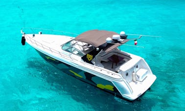 Private Formula 41' PC Yacht for Rent in Cancun up to 12 pax