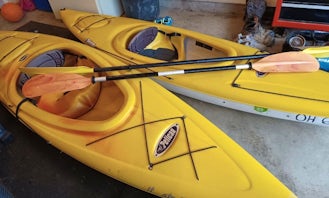 Pair of Pelican Kayaks for Rent in Sheffield Lake