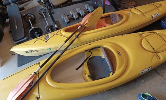 Pair of Pelican Kayaks for Rent in Saint Augustine, FL