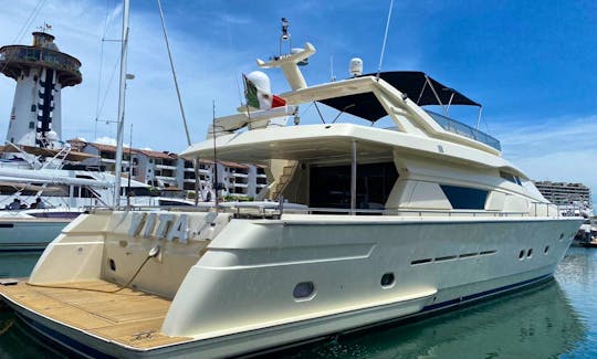 Luxury Mega Yacht Ferreti 80' Puerto Vallarta