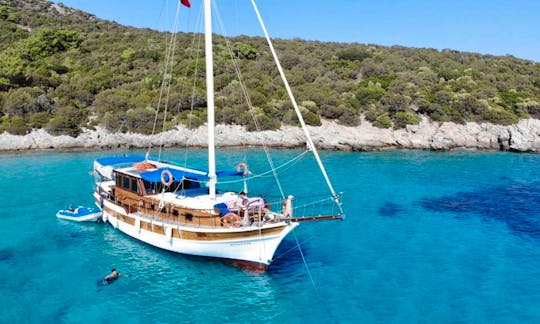 Private charter for daily trip 3 cabinned gulet in Bodrum