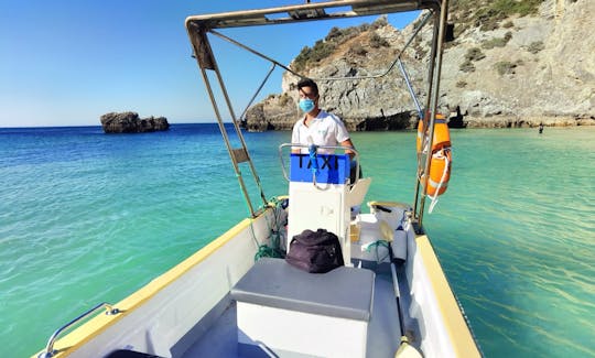 Tradicional Boat in Sesimbra - Caves and Wild Beaches