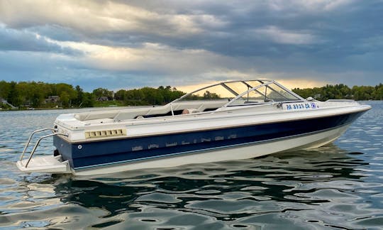 Bayliner Capri 1950 Boat Rental on Congamond Lake (19 ft • Fits 7 • 4 Hour - 1 Month Rentals Available)