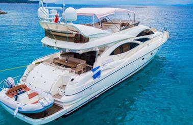 Sunseeker 62' Mega Yacht for 10 People in Muğla