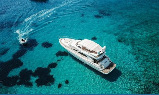 Megayate Sunseeker de 62 pies para 10 personas en Muğla