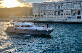 12 People Motor Yacht Charter for your private events in İstanbul