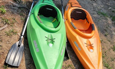 Green 10-Foot Sit-In Kayak in Whitefish