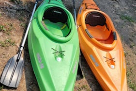 Green 10-Foot Sit-In Kayak in Whitefish