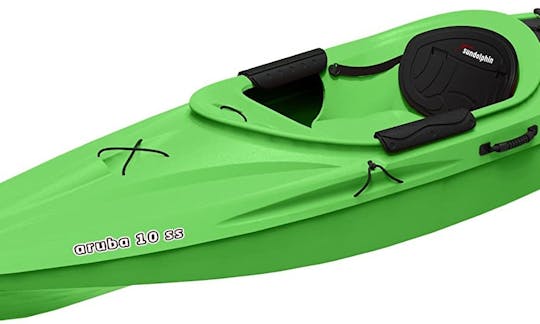 Green 10-Foot Sit-In Kayak in Whitefish