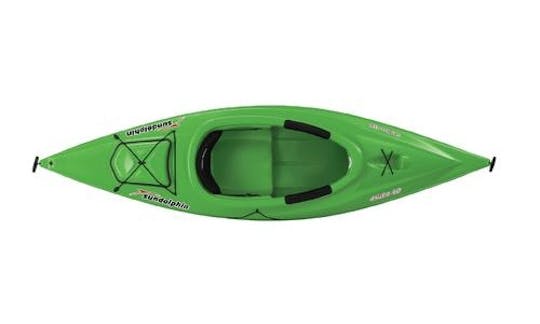 Green 10-Foot Sit-In Kayak in Whitefish