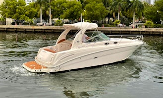2 Hours Trips Available!! Cruise and party in style in this beautiful Sea Ray in Miami, Florida