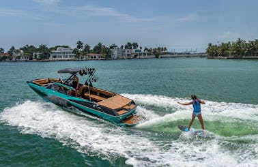 Axis A24 Wakeboard / Wakesurf boat for Charter in South Beach