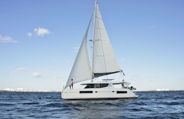 45' Luxury Catamaran Live Aboard for Charter in Cancún
