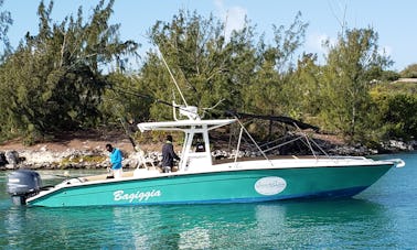 Pesca de fundo e em alto mar em 35 pés