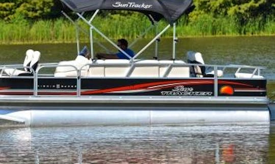 8 passenger pontoon boat. Comes with driver, 2 coolers of ice, and lilly pad.
