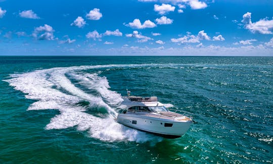Captained Charter on 45' Bavaria Motor Yacht can host up to 9 in Miami