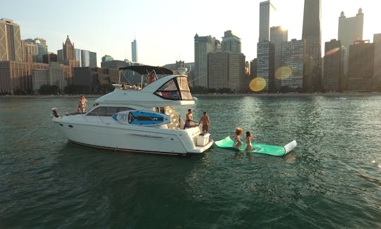 Multi Level LUXURY Yacht Rental in Chicago - Water toys are included! (M)