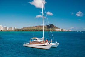 Sailing Charter on 52' Classic Hawaiian Luxury Catamaran in Honolulu, Hawaii