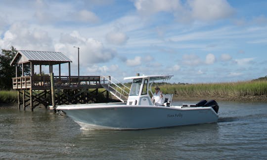 Captain Dan's FinsFolly - 272 cc Tidewater.  Great ride with plenty of room.