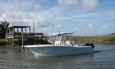 27' Tidewater Center Console on Shem Creek in Mt. Pleasant, SC